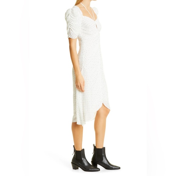 Frame NWOT Polka Dot Dress - Picture 5 of 16